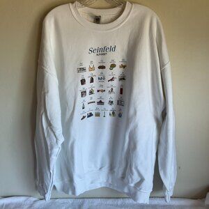VINTAGE SEINFELD ALPHABET SWEATSHIRT